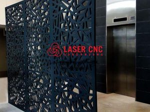 Cắt laser sắt hoa văn vách ngăn