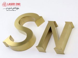 Chữ inox vàng