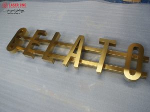Chữ inox vàng
