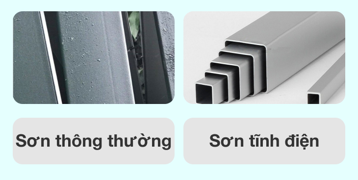 Ưu điểm của sơn tĩnh điện