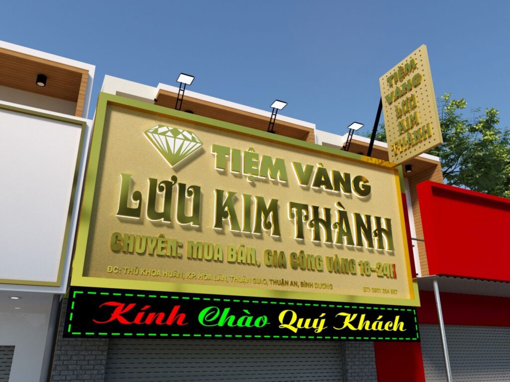 chu inox vang