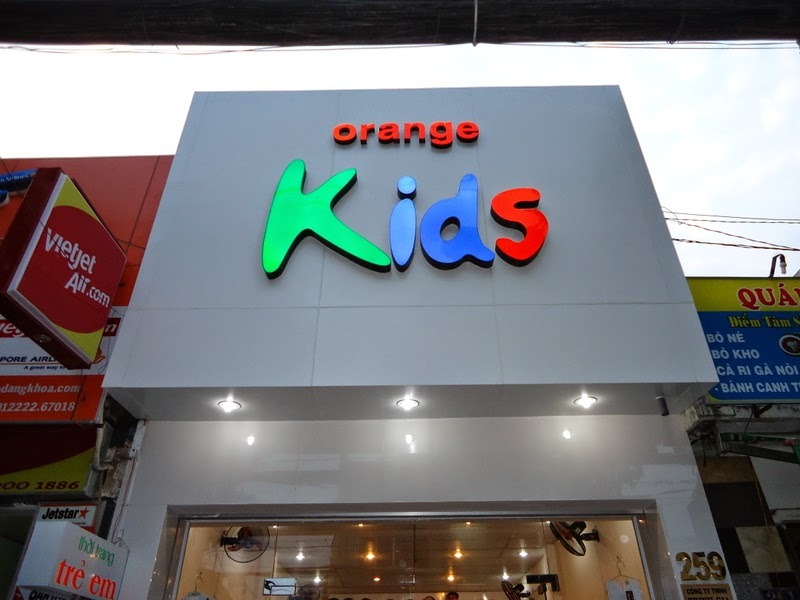 Bảng hiệu chữ nổi cửa hàng Kids